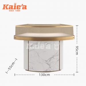 Round Jewelry Display Cabinet for Retail and Boutique Stores