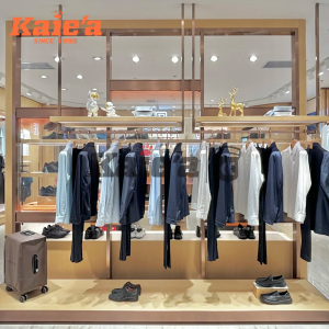 High-End Men’s Suit Store Interior Design with Custom Display Furniture