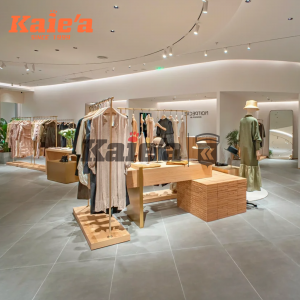 Retail Clothing Display Table with Full Store Design and Shopfitting Service