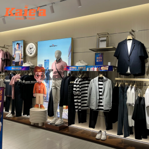 Men’s Clothing Store Display Fixtures with Full Interior Design Service