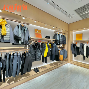 Industrial Style Men’s Fashion Display Fixtures & Complete Store Design